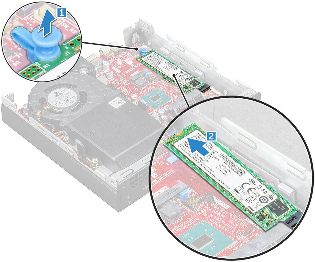 Εγκατάσταση της μονάδας SSD M.2 PCIe 