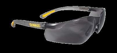 ασφάλεια. Τα προστατευτικά γυαλιά DEWALT κατασκευάζονται για άνεση, αντοχή και πάνω απ όλα ασφάλεια.