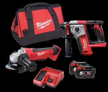 M18 VARIO SET POWERPACK 18 V SET + ΓΩΝΙΑΚΟΣ ΤΡΟΧΟΣ