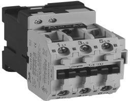 Styczniki CI 6-50 Wprowadzenie Styczniki CI 9DC - CI 30DC sterowane napięciem stałym umożliwiają załączenie silników elektrycznych w zakresie od 4 do 15kW. Napięcia sterujące 12V d.c. są przede wszystkim przeznaczone do układów w transporcie samochodowym.