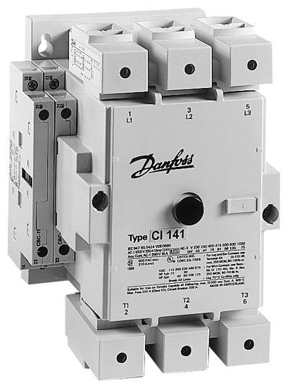 Styczniki CI 105-420EI Wprowadzenie Styczniki CI 105-420 EI s¹ przeznaczone do silników elektrycznych w zakresie mocy od 45 do 239 kw.
