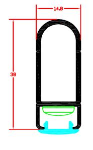 31 Κάλυμμα Pi 50/50 F50 C/ALU P/CLEAR 64700139 Συνδυασμός με μοντέλο