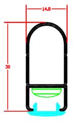 C/ALU P/CLEAR PI 64700639 F50 C/ALU P/WHITE PI 64700739 F50 C/ALU