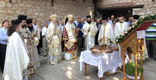 ΣΚΥΤΑΛΗ 7 Εορτή Γενεθλίου της Υπεραγίας Θεοτόκου στη Θήβα Με λαμπρότητα εορτάσθηκε το Γενέθλιο της Θεοτόκου στην Ιερά Μητρόπολη Θηβών και Λεβαδείας την 8η Σεπτεμβρίου 2019.