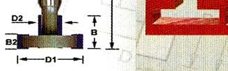 (12,7)* 615 D50,8 D¹19,1 B32 L70 (12,7)** 616 D22,2