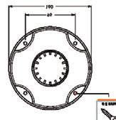 Πόδι CAMAR ISOA 624,