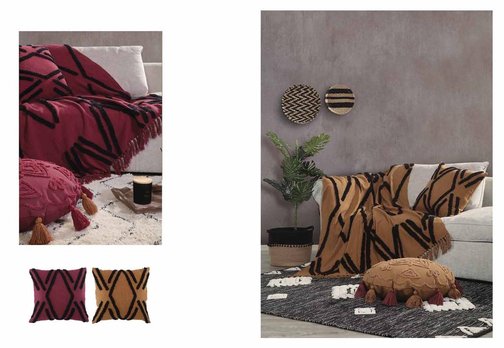 Earth Colors Μαξιλάρα δαπέδου 60D - 29,50 Pulse 100% βαμβάκι Ριχτάρι