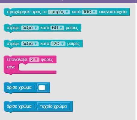 Χρησιμοποιήσαμε τη δραστηριότητα Γράψε κώδικα με την Άννα και την Έλσα (πρωταγωνίστριες στην ταινία Frozen) http://studio.code.