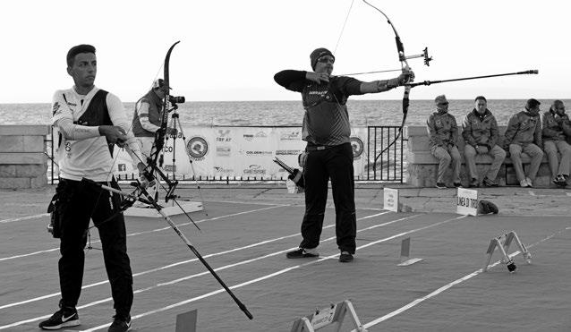 LVII Campionato Italiano Targa ARCO COMPOUND SQUADRE MASCHILE Qual. S.F. Fin. 1 PAMA Archery Milazzo (Bauro, Palumbo, Sottile) 2.040 220 203 2 Kappa Kosmos Rovereto (Brunello, Mior, Sut) 2.