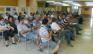 Από την εκδήλωση στο εργοστάσιο Καμαρίου.