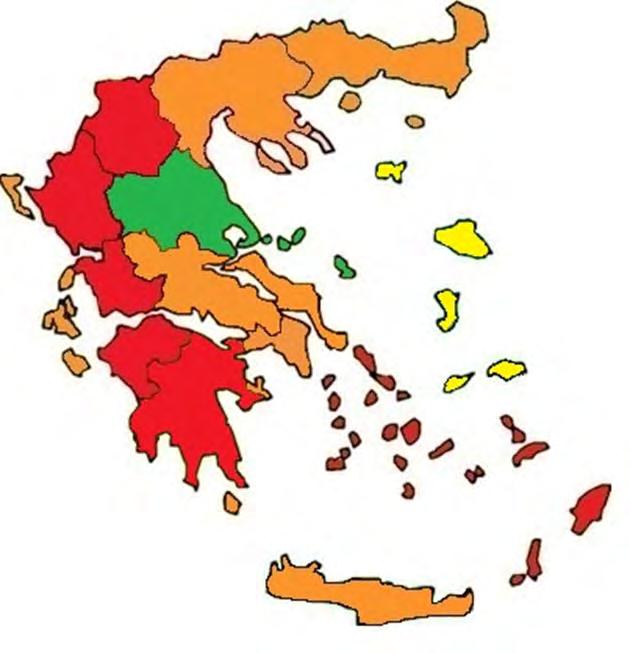 Από τα στοιχεία του Πίνακα (6) προκύπτει σαφής βελτίωση (αύξηση ποσοτήτων) στη διαχείριση του αποβλήτου στις Περιφερειακές Ενότητες Αττικής, Θεσσαλίας, Ηπείρου, Ιονίων Νήσων και Κρήτης.