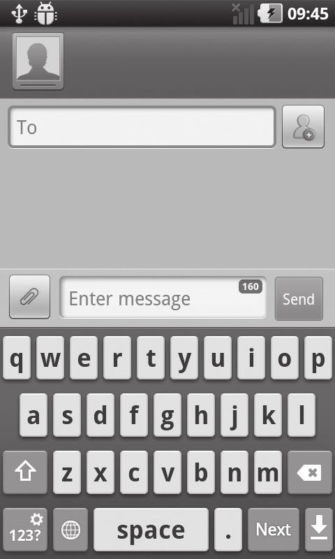 Messaging/Email 1 2 Touch Email. Touch Combined Inbox (on the Accounts screen).