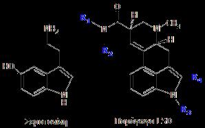 Φανιαημθμβζηή δνάζδ. Τμ LSD δνα ςξ αβςκζζηήξ μνζζιέκςκ οπμδμπέςκ (5ΖΤ-2Α ηαζ 5ΖΤ-2C) ημο κεονμδζααζααζηή ζενμημκίκδ (5-οδνμλο-ενοπηαιίκδ, 5ΖΤ).