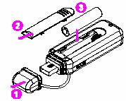 ΤΟΠΟΘΕΤΗΣΗ ΜΠΑΤΑΡΙΑΣ Τοποθέτηση μπαταρίας 1. Αφαιρέστε το καπάκι του συνδετήρα USB 2. Ανοίξτε το καπάκι της μπαταρίας 3.