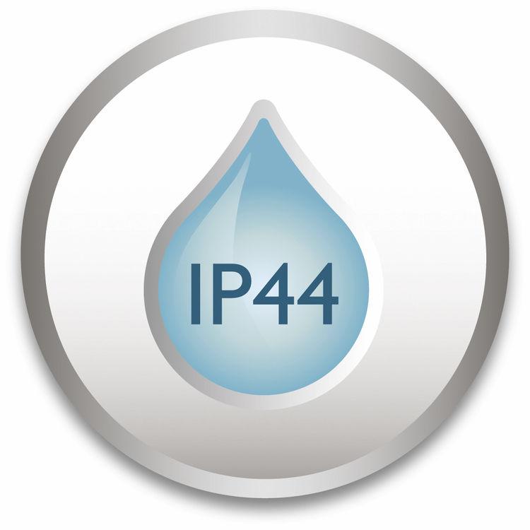 IP44 - παντός καιρού ιδανικό προϊόν για γενική χρήση σε εξωτερικούς χώρους.