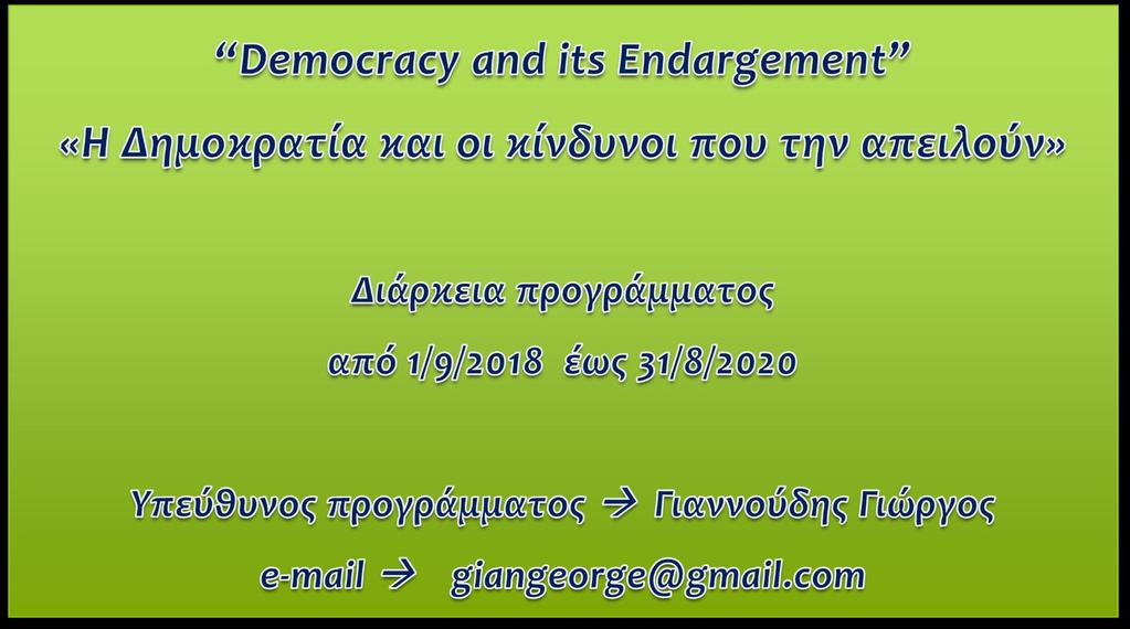 Democracy