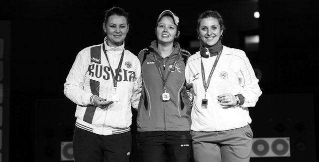Record europei Tiro alla Targa al Chiuso Juniores Femminile Individuale 25m (60 Arr.) Anastasio Anastasia (Ita) Dic, 08 Montalto di Castro, Ita 578 18m (60 Arr.