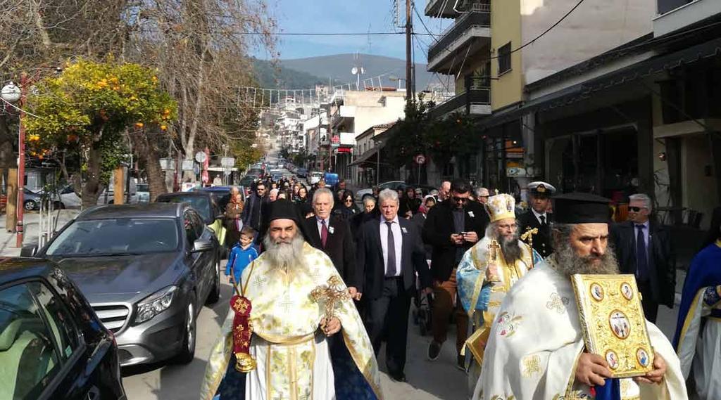 Κλήμης ἀνέγνωσε ἑόρτιο Μήνυμα ποὺ εἶχε ἑτοιμάσει γιὰ τὴν περίσταση. Στὴν συμπρωτεύουσα Θεσσαλονίκη ὁ οἰκεῖος Ἱεράρχης Σεβ. Μητροπολίτης Θεσσαλονίκης κ.