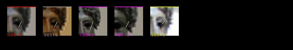 9: Patches από features tracks,