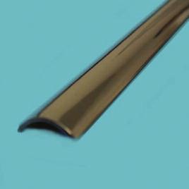 TUBE Profiles 26-0008 Προφίλ ημικυκλικό, L=2m, SCM, Aνοξείδωτο AISI 316 Half round profile, L=2m, SCM, Kg/m= 0,090 Kg/m=