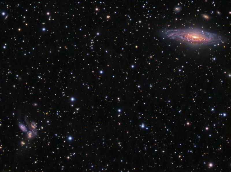 Βαθύς Ουρανός Aggelos Kechagias Ngc - 7331 & Stephan's Quintet Πάρνωνας - Κόρινθος - Pegasus I Τηλεσκόπιο : Officina Stellare 130 Hiper Apo (f/6) Κάμερα CCD : Atik