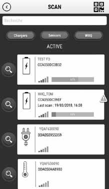 Προειδοποίηση Αριθμός σειράς Διεύθυνση MAC BLE Προειδοποιήσεις Σελίδα ς Αριθμός αναγνώρισης μπαταρίας Διόρθωση FW Ρυθμίσεις (η εγγραφή προστατεύεται με κωδικό) Σελίδα ς (με χαμηλό DOD) SOC