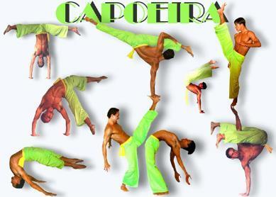 Καποέιρα Η καποέιρα είναι μια αυθεντική λαϊκή καλλιτεχνική έκφραση, ένα αμάλγαμα φυλετικής πάλης, μουσικής, χορών και αφρικανικών τραγουδιών, που αντιπροσωπεύει σήμερα ένα από τα προπύργια της