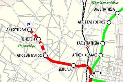 4.ΧΡΟΝΙΚΟ ΓΡΑΜΜΗΣ 2 ΠΡΟΣ ΑΝΘΟΥΠΟΛΗ 4.1. Γενικά Σ τις 11 Απριλίου του 2006 ολοκληρώθηκε ο διαγωνισμός για την επέκταση της Γραμμής 2 από τον Αγ. Αντώνιο προς την Ανθούπολη (1,5 χλμ.