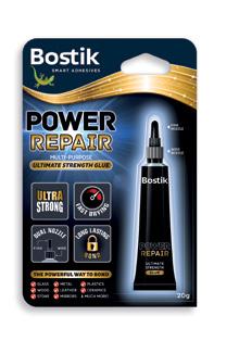 Επισκευαστικά Συγκολλητικά (Κόλλες) Repair Power Repair ΥΠΕΡΔΙΑΦΑΝΟ ΠΑΝΙΣΧΥΡΟ ΕΛΑΣΤΙΚΟ ΣΥΓΚΟΛΛΗΤΙΚΟ Epoxy FIX PUTTY ΕΠΟΞΕΙΔΙΚΟΣ ΣΤΟΚΟΣ ΔΥΟ ΣΥΣΤΑΤΙΚΩΝ Το Bostik Power Repair είναι ένα εξαιρετικά