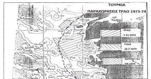 όπως την εννοεί, επιδιώκει και παρουσιάζει η Τουρκία σε διάφορες μελέτες και χάρτες, που έκδωσε κατά καιρούς, αμφισβητώντας την υφαλοκρηπίδα ΑΟΖ των νησιών του Αιγαίου.