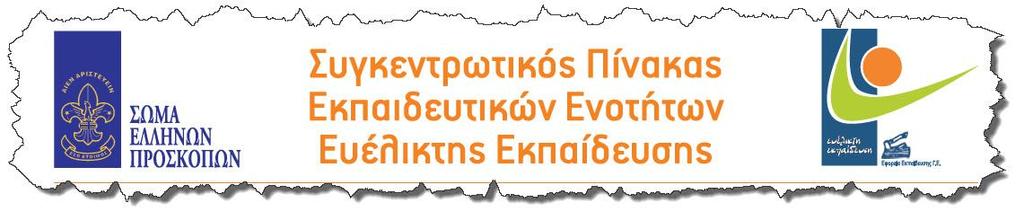 Ενότητα 3 θεματολόγιο Πρόγραμμα εκπαιδεύςεων εκπαύδευςησ 3.1.