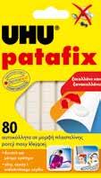 PATAFIX Αφαιρούμενα και επανατοποθετούμενα Γρήγορη και καθαρή στερέωση χαρτιού και μικρών