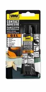 UHU CONTACT / EPOXY Ισχυρές βενζινόκολλες και κόλλες 2 συστατικών UHU.