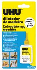 UHU SPECIAL GLUES ( ΕΙΔΙΚΈΣ ΚΌΛΛΕΣ ) UHU HART Κόλλα για μοντελισμό, χειροτεχνίες και επισκευές. Ιδανική για ξύλο balsa καθώς και άλλες επιφάνειες. Αδιάβροχη.