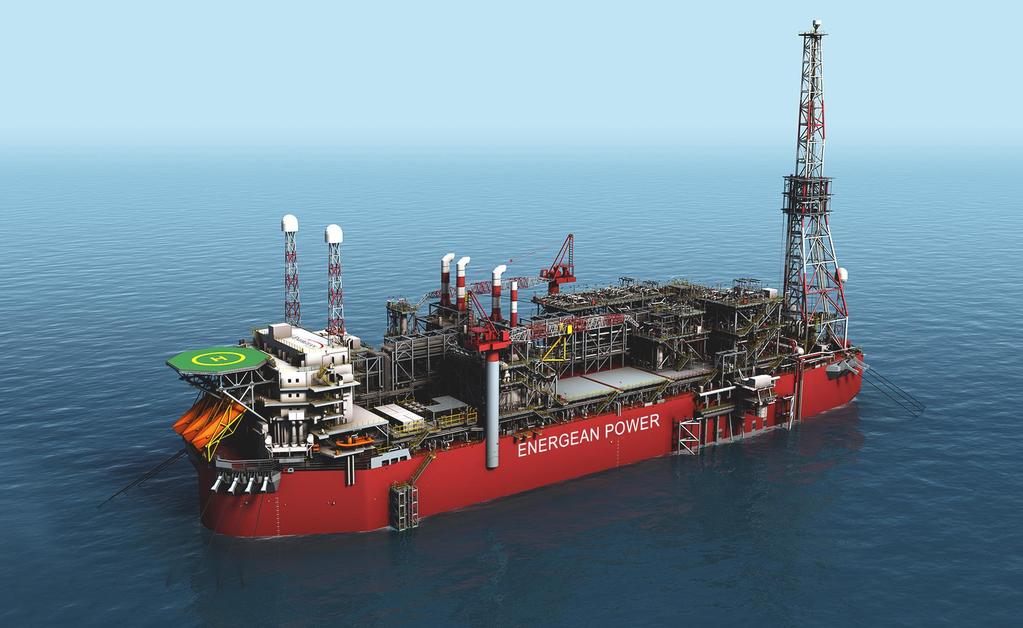 Karish : Floating Production Storage and Offloading (FPSO) 8 bcm/yr