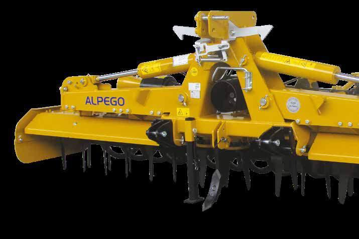 EIGENSCHAFTEN Stabiler Hauptrahmen mit hydraulisch kontrolliertem Klapp-System für einen reduzierten Strassentransport (max.2.