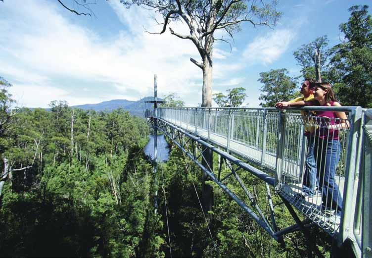Huon Valley Huon Valley, Tahune Forest Air Walk and South West Tasmania Tahune Airwalk Operates: 8.15am MON, WED, FRI October 1 through to April 30 9.