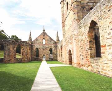 Catch a glimpse of the local wildlife, experience the might of the seaside cliffs at Cape Raoul and immerse yourself in the history at Port Arthur.