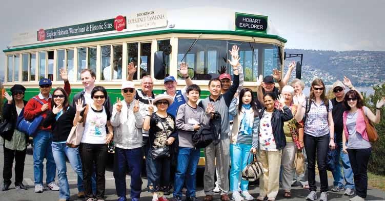 Hobart City Tour City Tour HOBART EXPLORER COACH TRAM Hobart Operates: DAILY except Sat Departs: 9.45am Tasmanian Travel Centre Cnr Elizabeth & Davey Streets Returns: 12.45pm Tour 781 Morning $44.