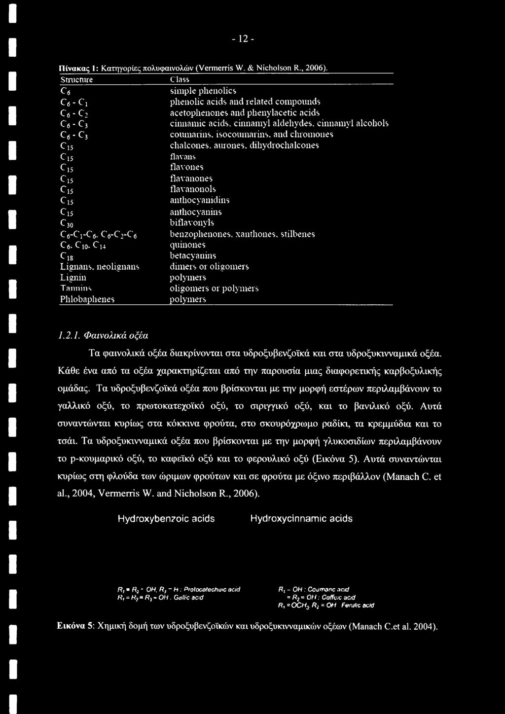 coumarius, isocoumarins. and chromones Cl5 clialcones. aurones, dihydrochalcones C15 flavans C15 flavones Cis flavanones Cl5 flavanonols C15 anthocyanidins Ci5 anthocyanins c30 biflavonyls Cg-Ci-Ce.