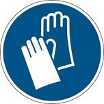 Προστασία των χεριών Προστασία οφθαλμών Προστασία του δέρματος Προστασία των αναπνευστικών οδών : Γάντια από βουτυλοκαουτσούκ.