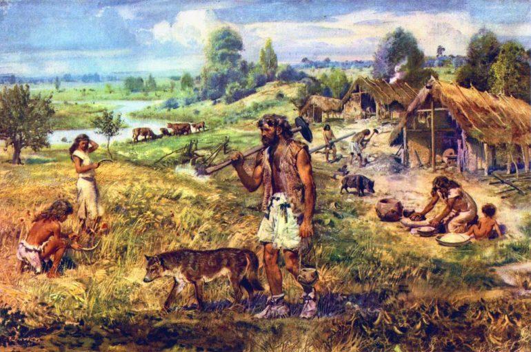 2: Οι άνθρωποι της νεολιθικής εποχής εν δράσει. http://www.stmuhistorymedia.