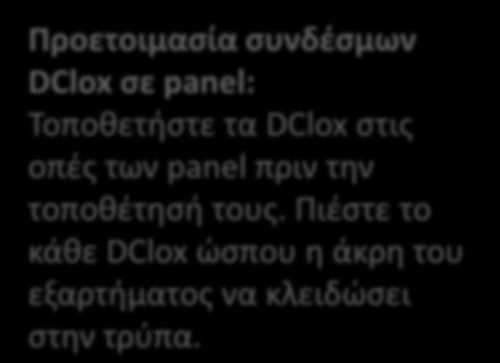 την τοποθέτησή τους.