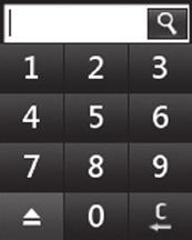 4 Press the Send key on the right side of the phone or the Send touch key on the screen to make the call.