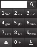 To enter + for international calls, touch and hold the 0 key on the keypad screen. TIP!