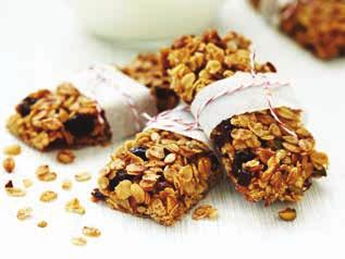Mix for the preparation of chocolate cake and muffins with orange cubes.