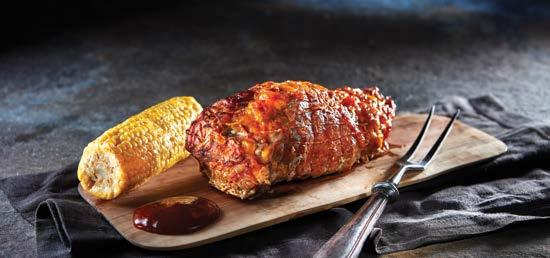 1-01386010-00 ΧΟΙΡΙΝΟ TEXAS BBQ RUB-ΡΟΛΟ ΜΕ ΜΑΡΙΝΑΔΑ/CHEDDAR VAC/KIB. 800-1000g 6 ΤΜΧ.