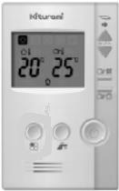 9. Σύνδεση - τοποθέτηση θερμοστάτη χώρου Συνδέστε τον θερμοστάτη χώρου προεκτείνοντας τη καλωδίωση κόκκινο-άσπρο που είναι σε αναμονή στο λέβητα με την ένδειξη room thermostat, στις δύο βίδες που