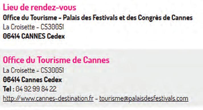 Un, deux, trois Le Festival de Cannes Activité 12 Δραστηριότητα 12 Vous allez faire une visite guidée au Boulevard de la Croisette et vous cherchez des informations. Répondez aux questions.