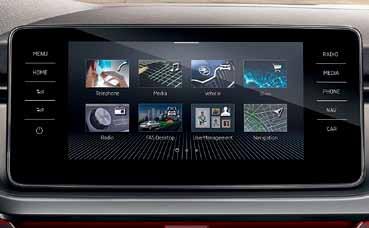 20 ŠKODA CONNECT: ΠΑΡΤΕ ΤΟΝ ΨΗΦΙΑΚΟ ΚΟΣΜΟ ΜΑΖΙ ΣΑΣ Συνεχής συνδεσιμότητα δεν σημαίνει απλά πρόσβαση σε προγράμματα ψυχαγωγίας και χρήσιμες πληροφορίες, αλλά αδιάκοπη